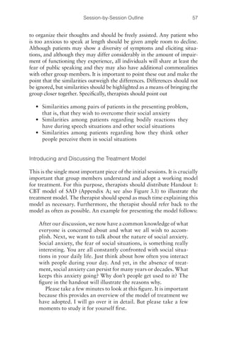 cognitive behavioral therapy for social anxiety disorder (CBT) | PDF