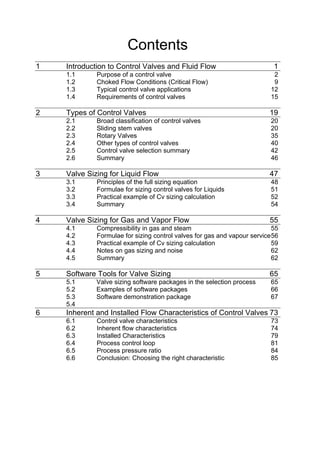 Practical control valve sizing, selection and maintenance | PDF
