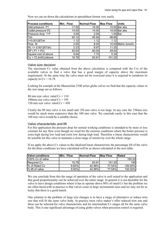 Practical control valve sizing, selection and maintenance | PDF