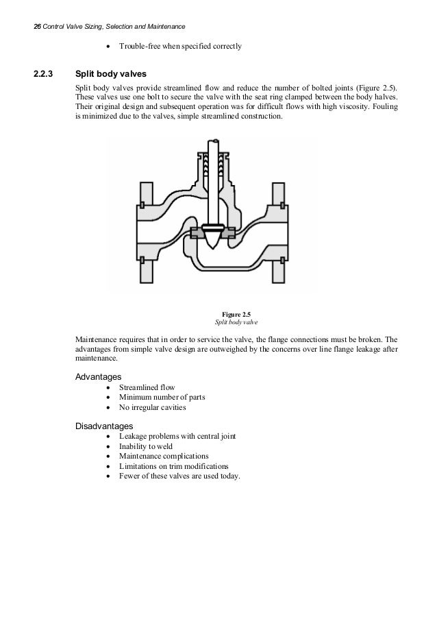 Practical control valve sizing, selection and maintenance