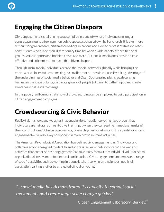 civic activities definition