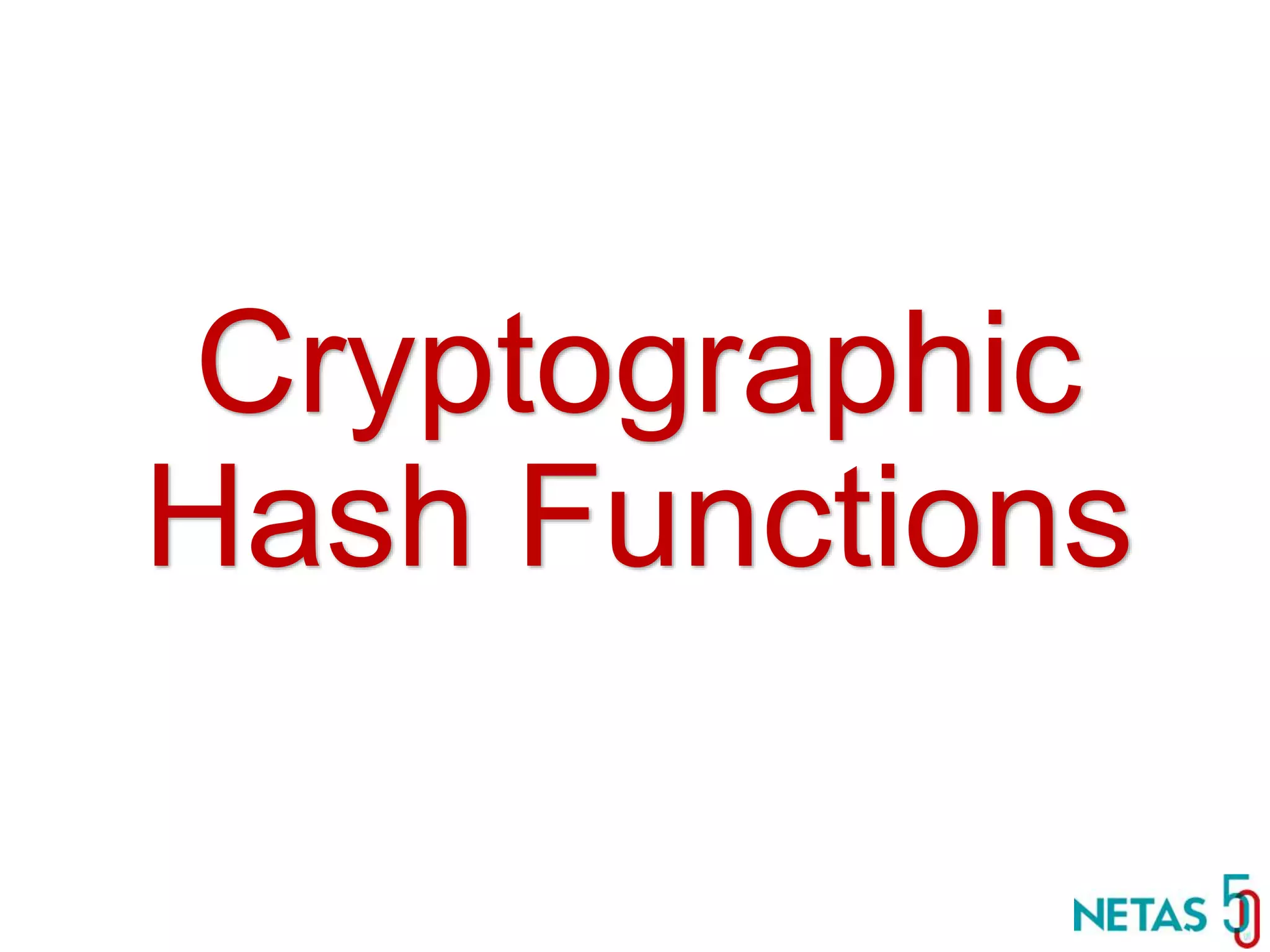 DEVOPS Zirvesi 2017 Cryptographic Hash Functions 
