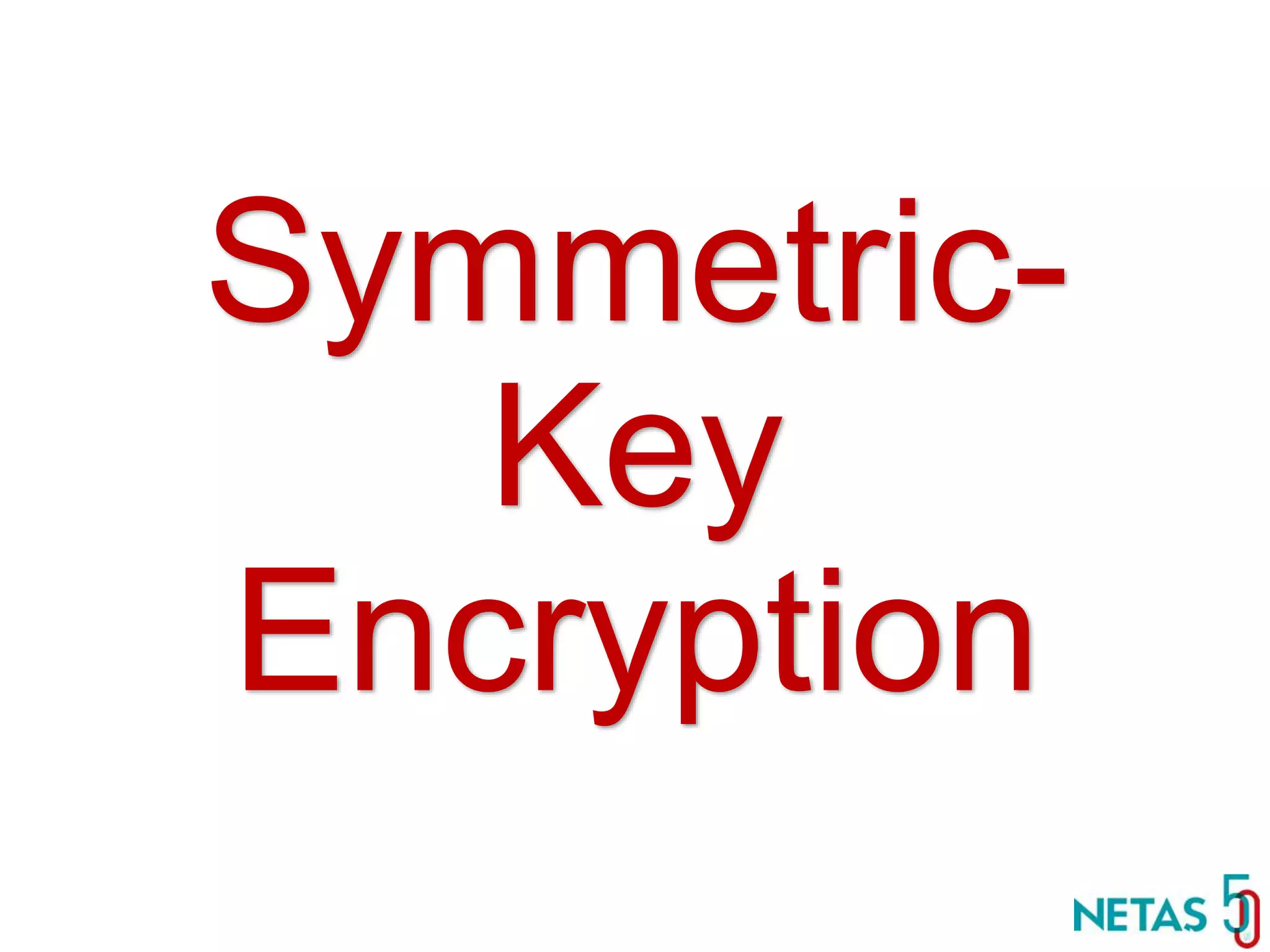 DEVOPS Zirvesi 2017 Symmetric- Key Encryption 
