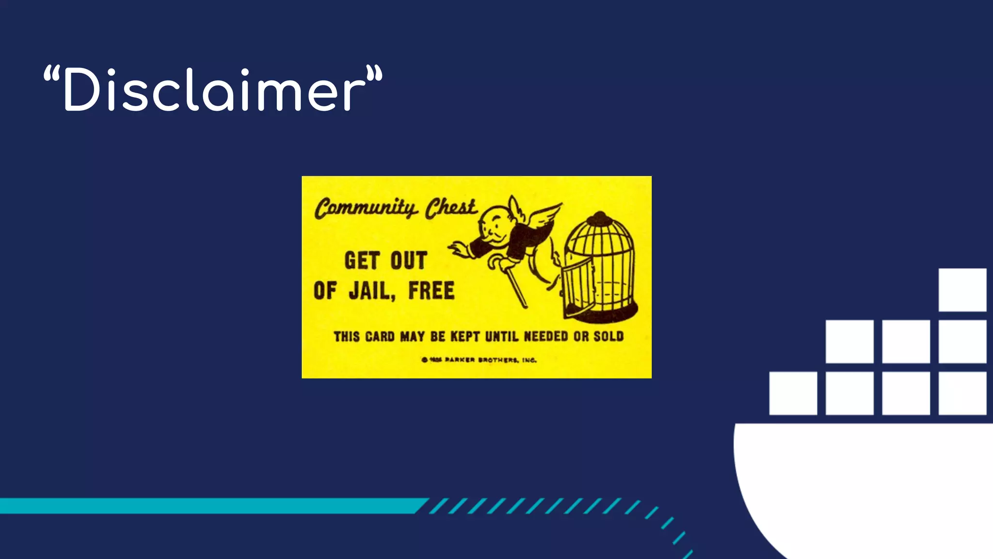 “Disclaimer” 