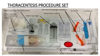 THORACENTESIS PROCEDURE SET
 