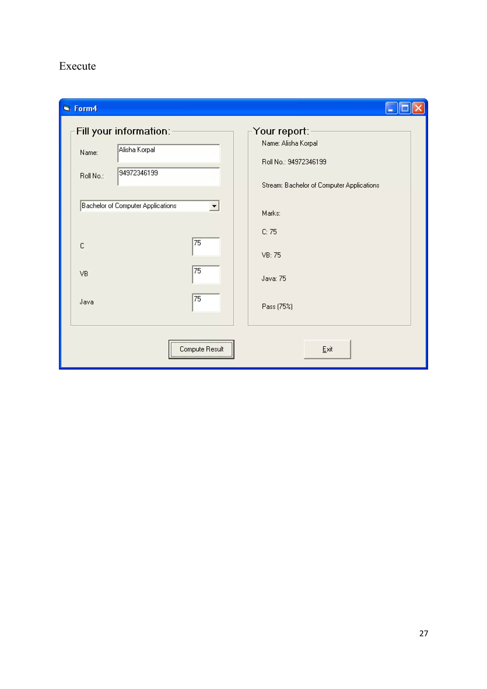 Execute




          27
 