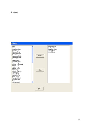 Execute




          30
 