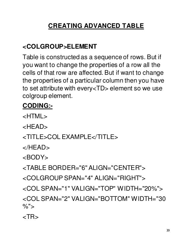 Practical File On Web Technology Html
