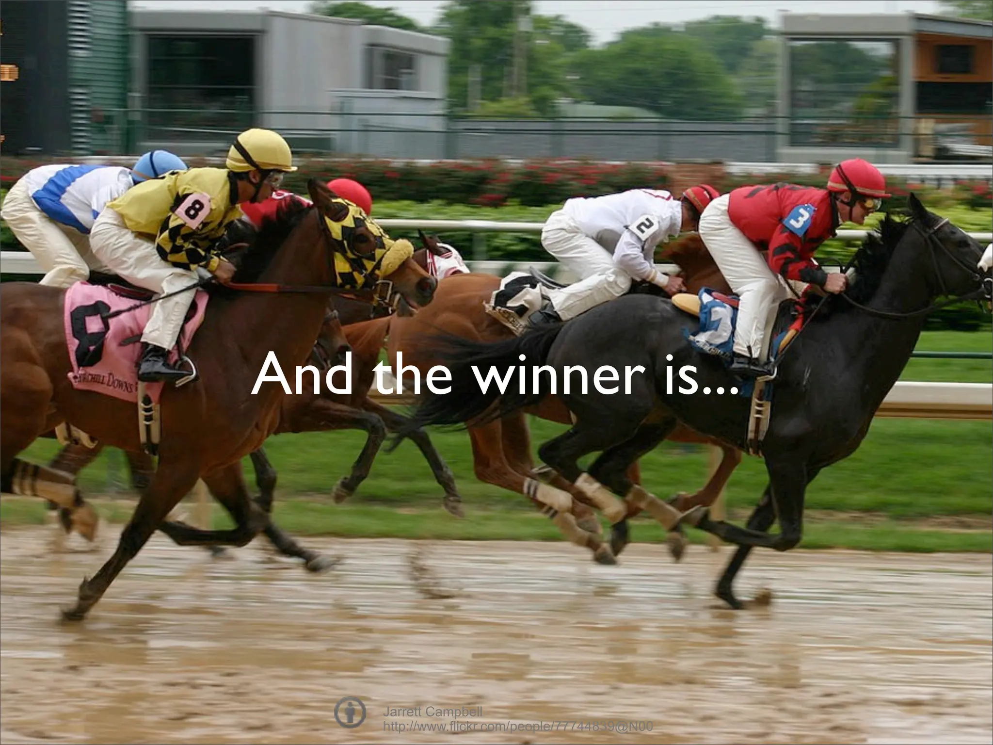 And the winner is... Jarrett Campbell http://www.flickr.com/people/77744839@N00 