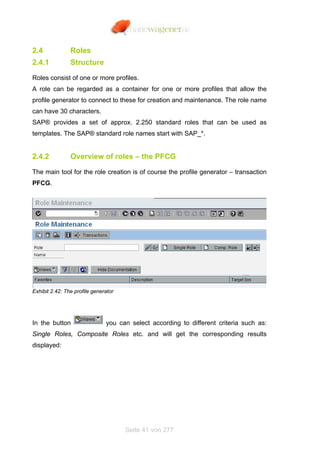 Practical guide for sap security | PDF