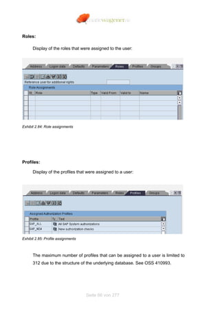 Practical guide for sap security | PDF
