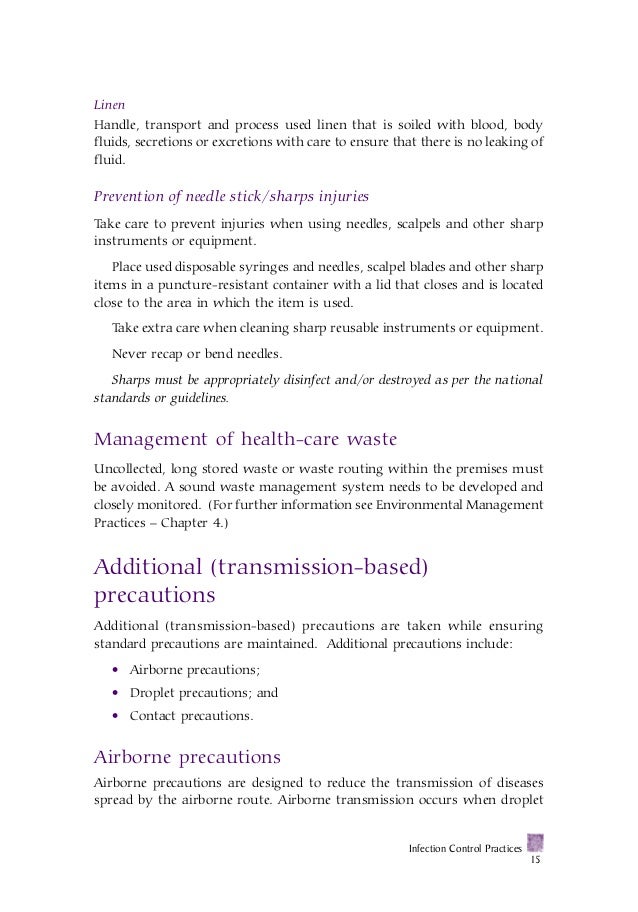 Practical guidelines infection_control