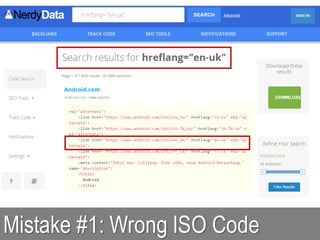 Mistake #1: Wrong ISO Code
 