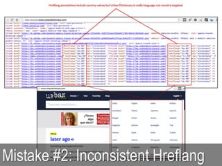Mistake #2: Inconsistent Hreflang
 