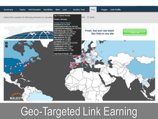 Geo-Targeted Link Earning
 