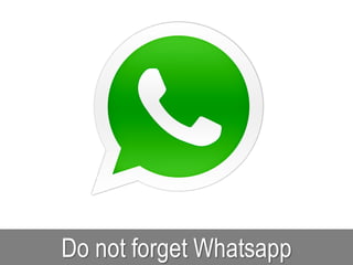 Do not forget Whatsapp
 