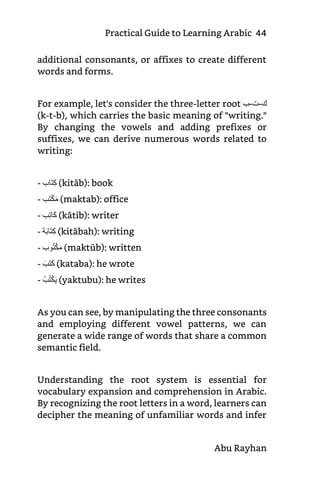 Practical Guide to Learning Arabic | PDF