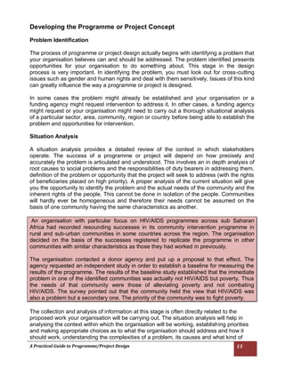 Practical Guide to Programme/Project Design | PDF