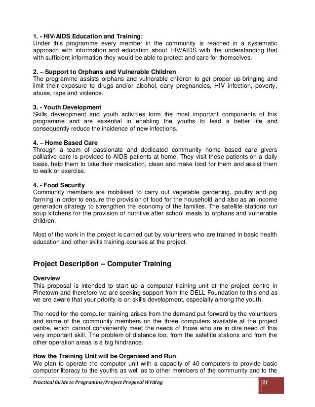 Practical Guide to Programme/Project Proposal Writing