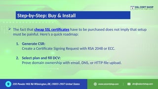 Practical Guide to Refer When Choosing Right SSL Digital Certificate | PPTX