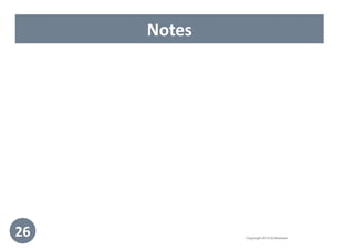 Notes
26 Copyright 2014 IQ Business
 