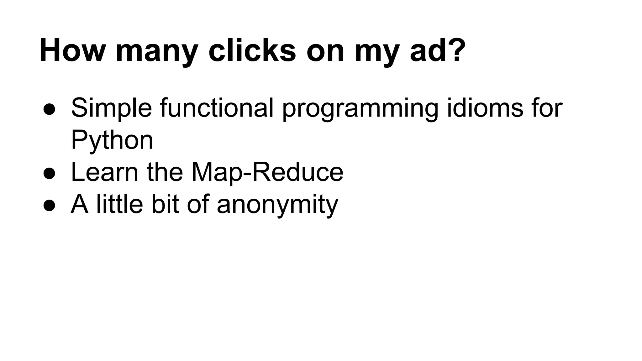 Practical idioms in Python - Pycon india 2014 proposal | PPT