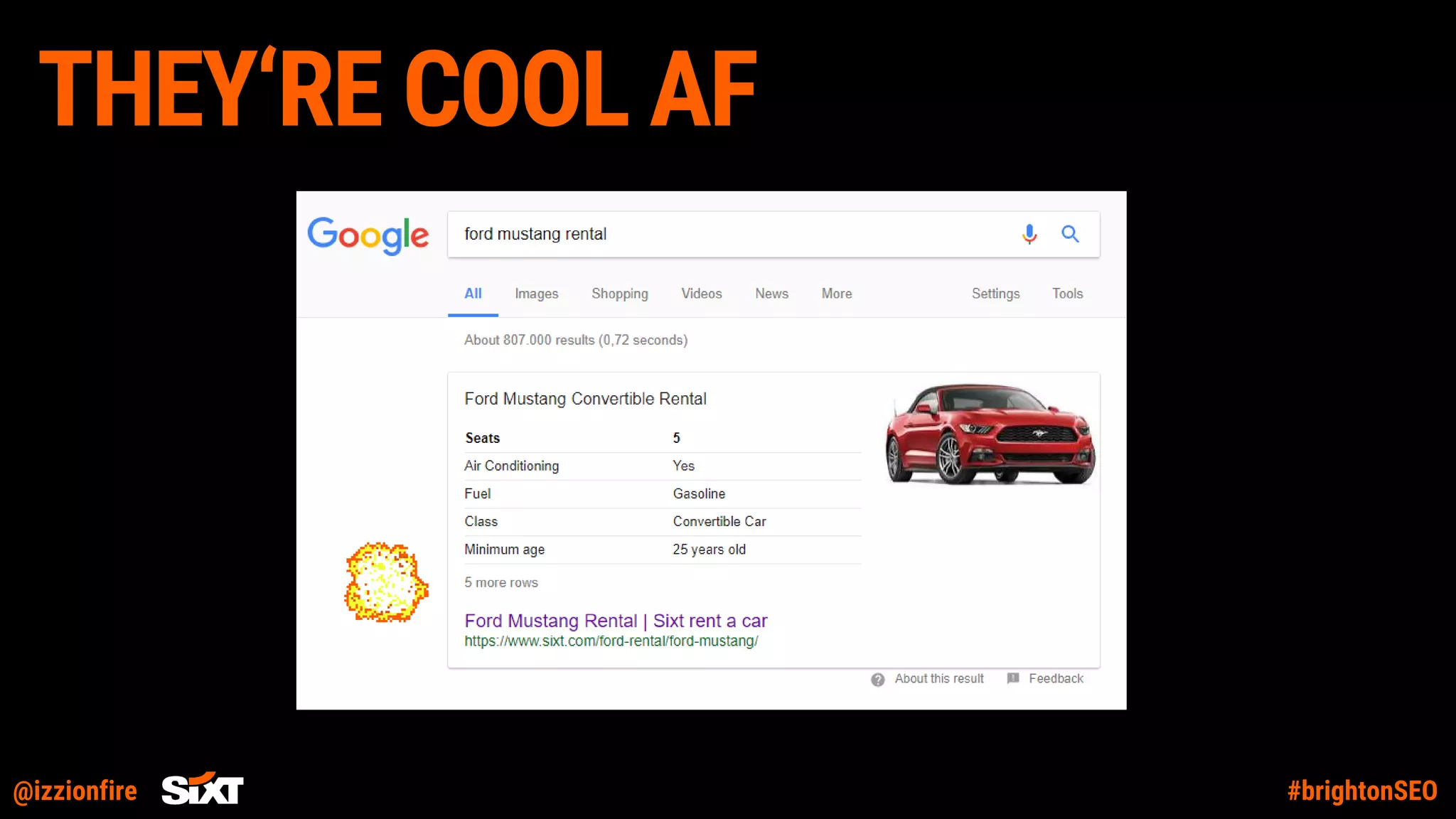 @izzionfire #brightonSEO
THEY‘RE COOL AF
 