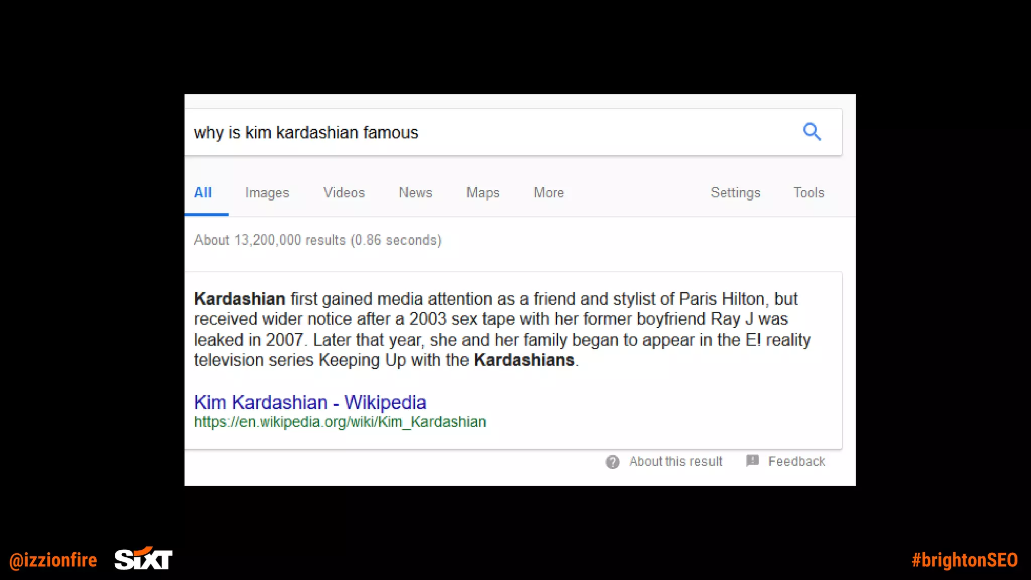 @izzionfire #brightonSEO
 