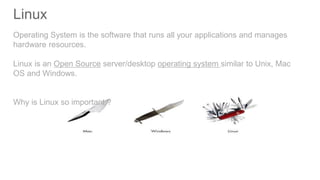 Practical Introduction To Linux | PPTX
