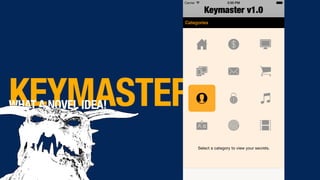 KEYMASTERWHAT A NOVEL IDEA!
 
