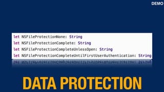 DATA PROTECTION
DEMO
 