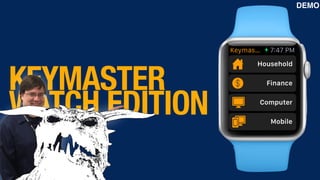 KEYMASTER
WATCH EDITIONA NO BRAINER!
DEMO
 