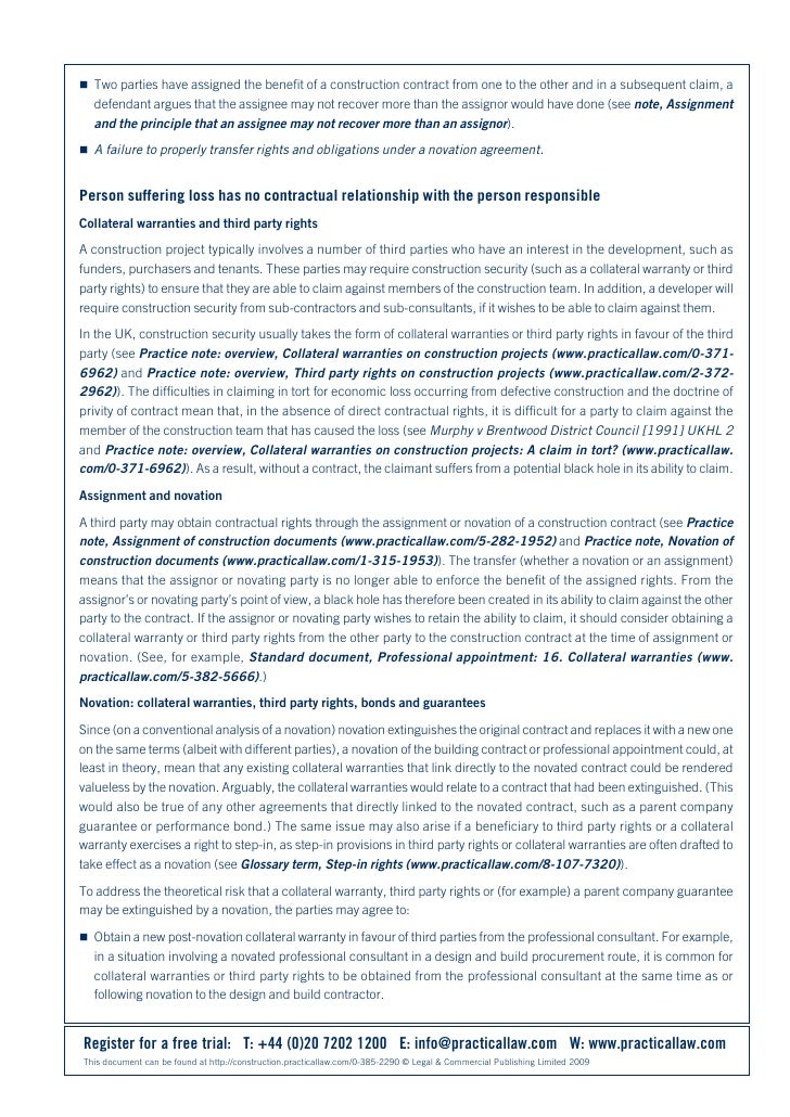 Assignment of contract plc