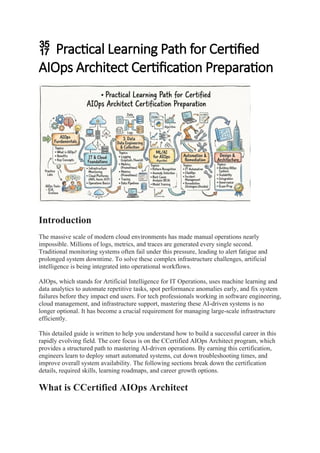 Comprehensive Learning Path for Certified AIOps Architect Preparation ...