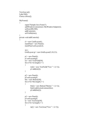 Practical List of Java lab manual of the java | PDF