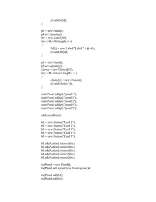 Practical List of Java lab manual of the java | PDF
