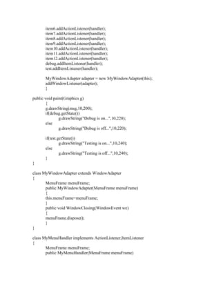 Practical List of Java lab manual of the java | PDF