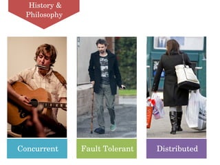 Fault Tolerant DistributedConcurrent
History & 
Philosophy 
 