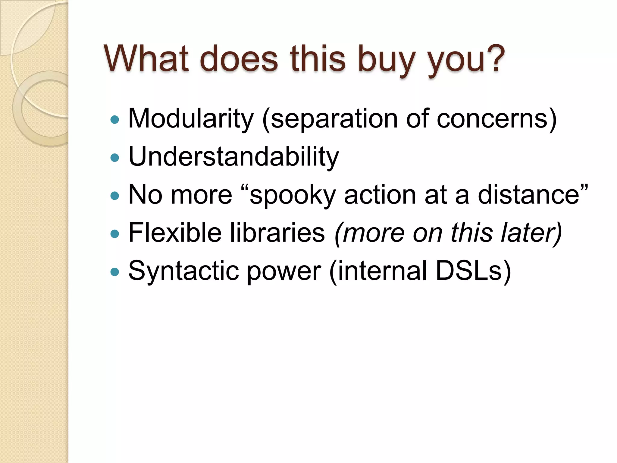 Practically Functional