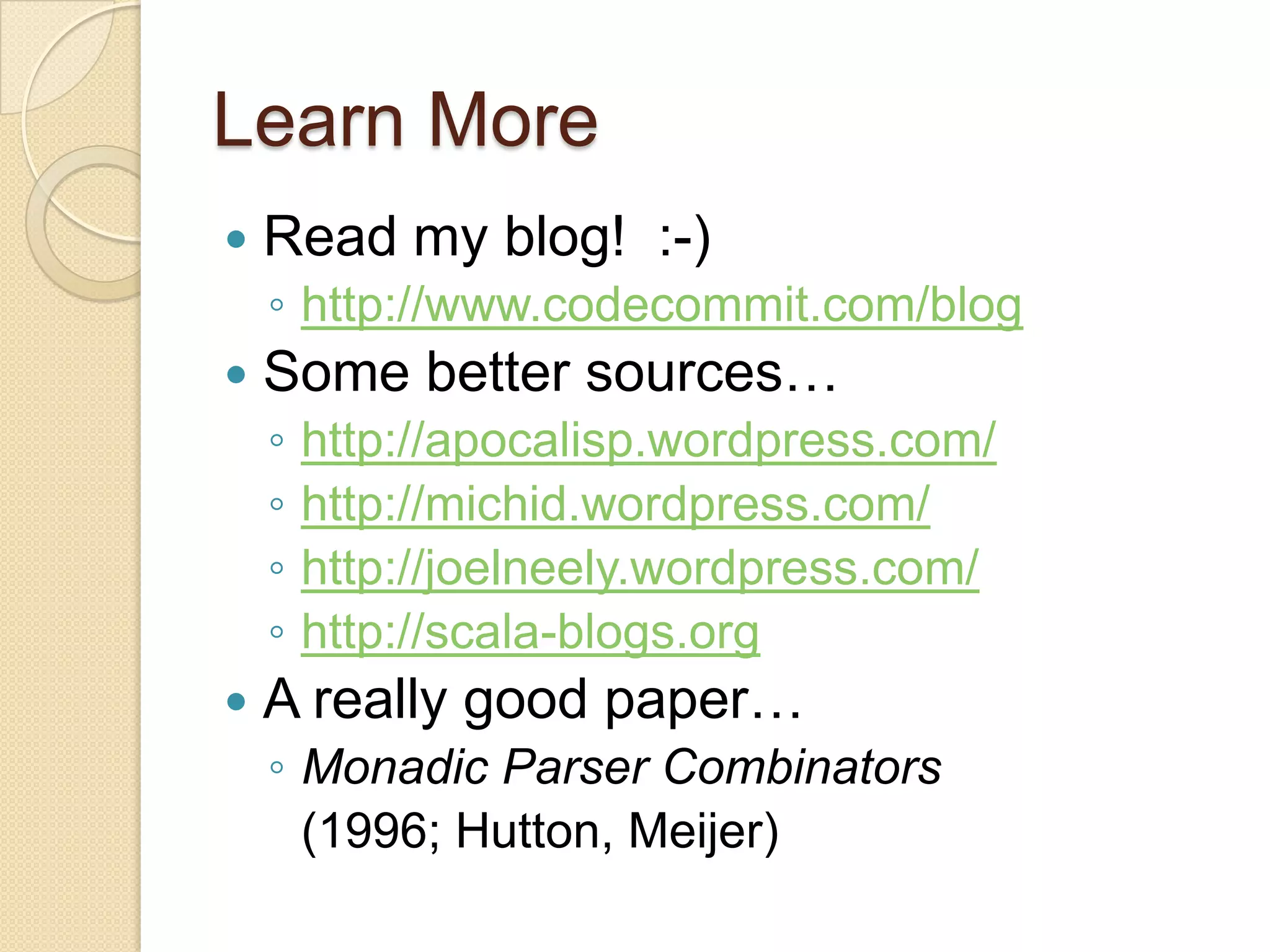 Practically Functional