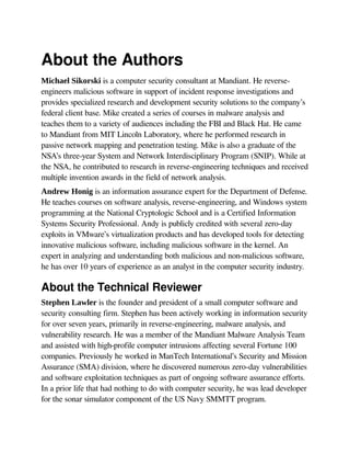 Practical Malware Analysis The Hands-On Guide to Dissecting Malicious ...