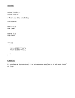 Embedded System Practical manual (1) | DOCX