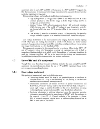 Practical Medium and High Voltage Testing of Electrical Equipment for ...