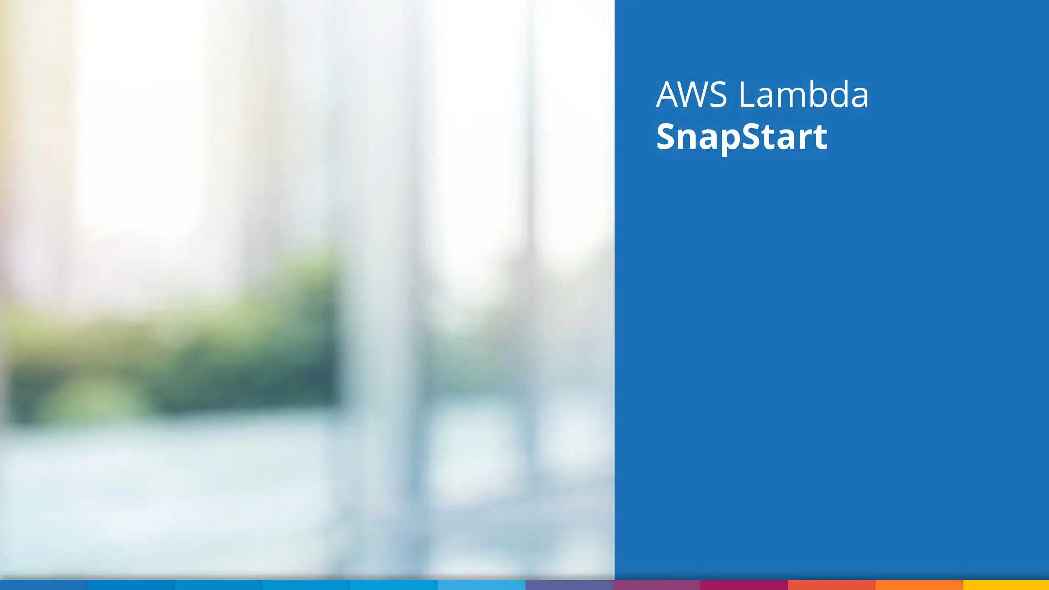 Vadym Kazulkin | @VKazulkin |ip.labs GmbH AWS Lambda SnapStart 