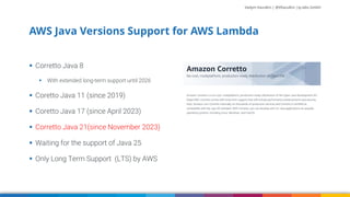 Practical Performance Tuning for Serverless Java on AWS- InfoQ Dev ...