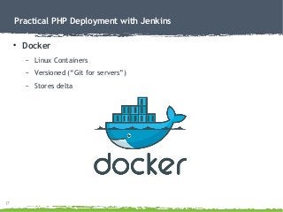 Practical PHP Deployment with Jenkins
