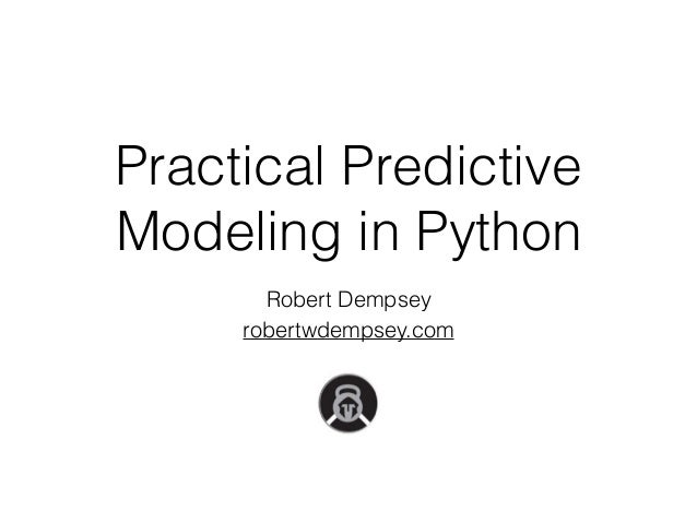 predictive model in python