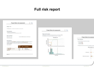 Practical project risk assessment, Simon White | PDF