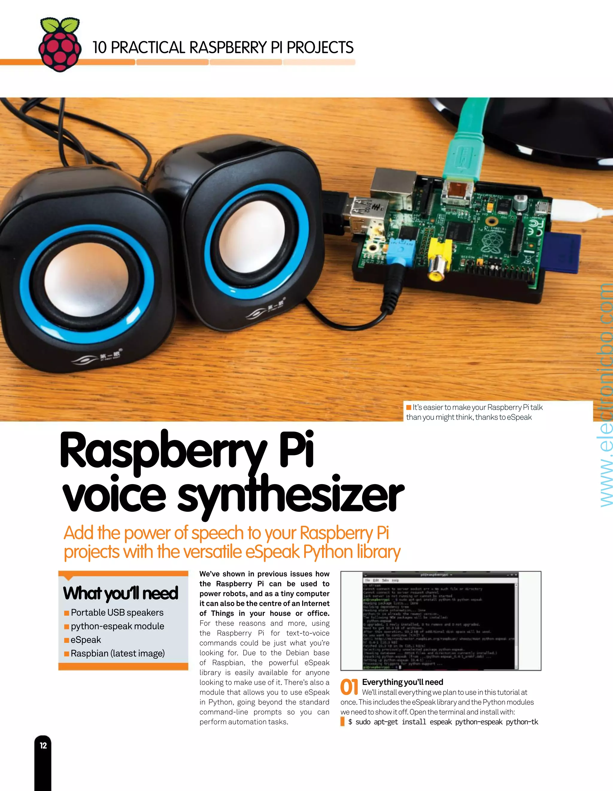 Raspberry pi: Proyectos prácticos de raspberry pi por publicación de ...