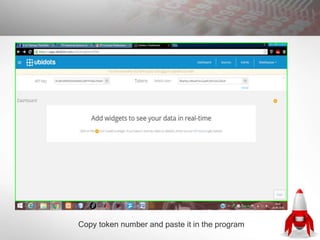 Copy token number and paste it in the program
 